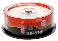 PŁYTY do muzyki MAXELL CD-R 80 min AUDIO 25 sztuk