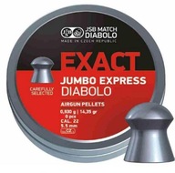 ŚRUT JSB EXACT JUMBO EXPRESS DIABOLO 5,52 mm LEKKI