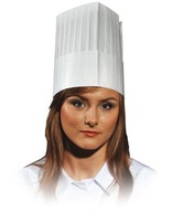 Dámska kuchárska čiapka 10 ks CZCOOK-KITCHEN