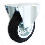 Kovovo-gumové koleso fi.125mm pevné, puzdro malé