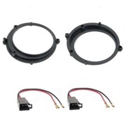 Reproduktorové dištančné podložky pre montáž 13cm reproduktorov + adaptéry AUDI A4 B5 od roku 1994