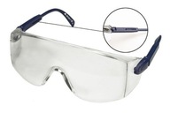 Ochranné okuliare biele nastaviteľné náušníky Topex