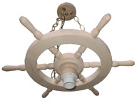 Kormidlové koleso ako lampa zyrandol originálny vzor