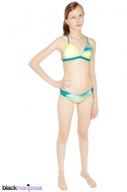 Bikini strój kąpielowy Oakley żółto zielony roz. S