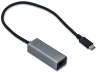 Adapter karta sieciowa LAN RJ45 Gigabit na złącze USB-C Typ-C METAL-owa