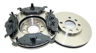 Тормозные диски, диск x2+тормозные колодки, колодки opel astra g ii 98- 4sr перед - фото