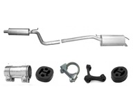 Vw кадди iii 1.9tdi глушитель центральный+конец - фото