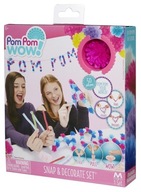 POM POM WOW DEKORATÍVNA SADA NA VYTVORENIE 50 POMPÓNOV TM TOYS 48535