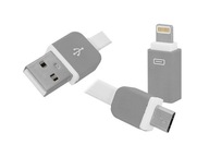 USB - KÁBEL IPHONE/MIKROUSB 3V1