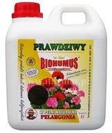 NAWÓZ ORGANICZNY NATURALNY DO PELARGONII BIOHUMUS PŁYN 2L