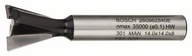 Bosch Fréza 8 mm uhlová šírka 13 mm 12o HM CT