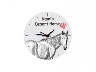 Kôň Namib Desert Horse Stojace hodiny s grafikou MDF