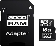 Pamäťová karta microSD adaptér GoodRam 16gb UHS-1