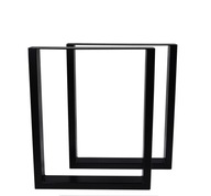 2 x kovové rámy pre podkrovný stôl 90x72 cm čierna