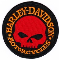 VAR nášivka HARLEY - DAVIDSON lebka 8,5 cm cz