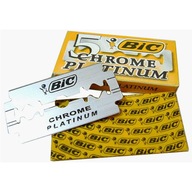 BIC Žiletky 100 ks pre mužov jednorazové Chrome Platinum 20 x 5 kusov