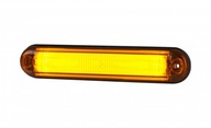 Lampa Obrysowa boczna pomarańczowa LED SLIM Światłowód Obrysówka LD 2333
