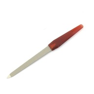 Pilník jantárový zafírový kovový pilník na nechty 11,5cm