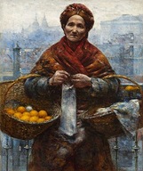 Alexander Gierymski - Židovka s pomarančmi