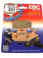 Тормозные колодки, колодки тормозов ebc fa317r raptor can-am atv