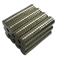 Neodymový magnet okrúhly 12 x 2 mm Silný po 5 ks