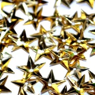 Flitre hviezdičky konvexné malé zlaté 5g hviezdičky