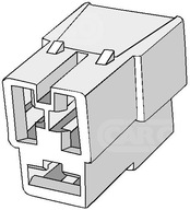 10x Ženská spojovacia kocka 3-pin vsuvka 6,3mm