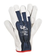 Pracovné rukavice ochranné kožené RBTOPER koža
