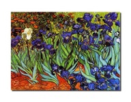 obraz Vincent van Gogh IRYSY KWIATY ABSTRAKCJA