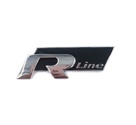 LOGO EMBLÉM ZNÁMKA VW R-LINE RLINE FARBA BLACK