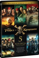 PIRACI Z KARAIBÓW PAKIET 1-5 (5 DVD) DVD PL