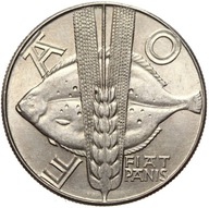 Poľsko PRL - minca - 10 zlatých 1971 - FAO - RYBA FLĄDRA - FIAT PANIS