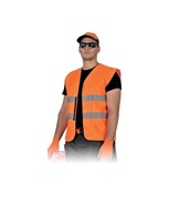 Výstražná vesta,reflexná, oranžová XL