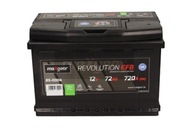 Аккумулятор 12v 72ah/720a l- 278x175x190 maxgear - фото