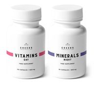 Multivitamín Vitamíny Na Deň Minerály Na Noc Komplex Vitamínov Vegánske