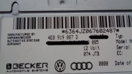 player navigation devices DVD 4E0910887T cover AUDI A6 C6