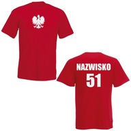 Koszulka Kibica Reprezentacji Polski - IMIĘ NUMER