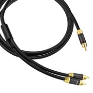 Kabel 1RCA-2RCA typu Y do subwoofera Klotz - 4m