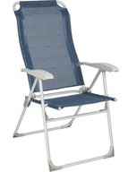 Turistická stolička s operadlom Berger COMPFORT odtiene modrej