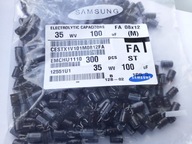 [300szt] 100uF 35V 105'C SAMSUNG ST elektrolit