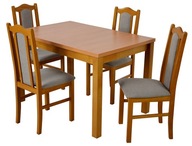 4 krzesła + Stół Rozkładany Różne kolory Ada-meble