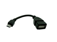 Adaptér Tellsson USB / microUSB čierny