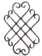 Rozeta stalowa ogrodzenie elementy kute brama
