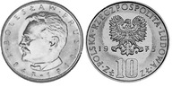 10 zł Bolesław Prus 1975 mennicze mennicza