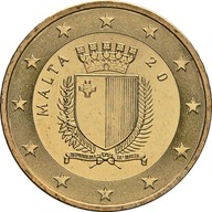 MALTA - 20 centów 2008 r. z rolki menniczej