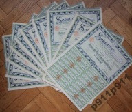 Sobniow akcja na okaziciela-nafta polska za1/2ceny