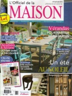 L'OFFICIEL DE LA MAISON 7-8/2016 FRANCJA