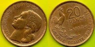 Francja 20 Francs 1952 r. - 4 pióra