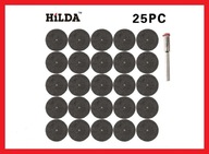 Tarcza 32 mm do metalu zbrojona 25 szt + trzpień