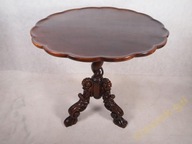 Stół Do Herbaty Anglia 1900r Mahoń Srednica 73cm.